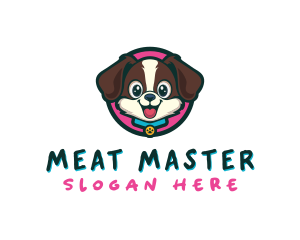 Cute Cartoon Puppy logo design