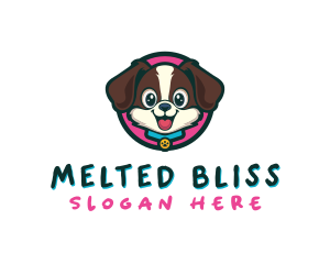 Cute Cartoon Puppy logo design