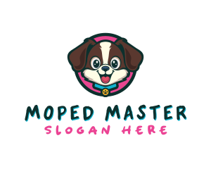 Cute Cartoon Puppy logo design