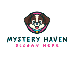 Cute Cartoon Puppy logo design