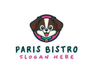 Cute Cartoon Puppy logo design