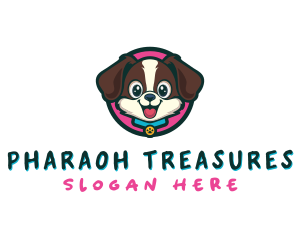 Cute Cartoon Puppy logo design