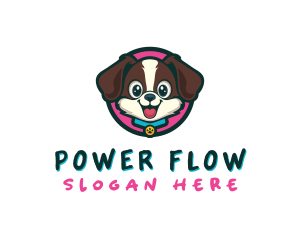 Cute Cartoon Puppy logo design