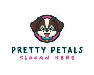 Cute Cartoon Puppy logo design