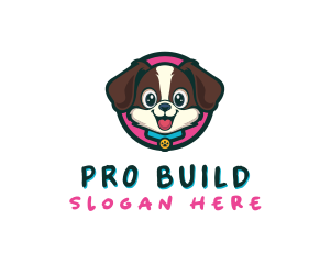 Cute Cartoon Puppy logo design