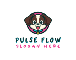 Cute Cartoon Puppy logo design