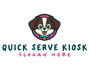 Cute Cartoon Puppy logo design