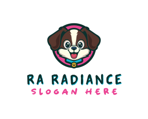 Cute Cartoon Puppy logo design