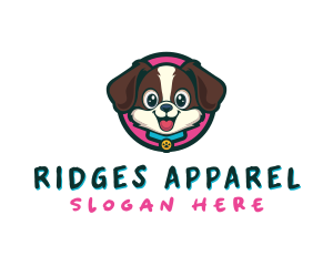 Cute Cartoon Puppy logo design