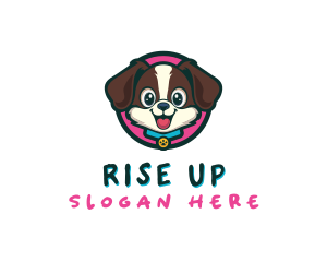 Cute Cartoon Puppy logo design