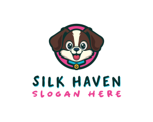 Cute Cartoon Puppy logo design