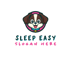 Cute Cartoon Puppy logo design