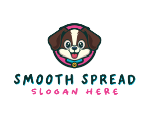 Cute Cartoon Puppy logo design