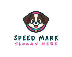 Cute Cartoon Puppy logo design