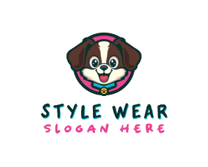 Cute Cartoon Puppy logo design