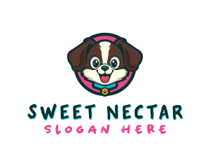 Cute Cartoon Puppy logo design