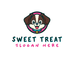 Cute Cartoon Puppy logo design