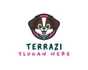 Cute Cartoon Puppy logo design