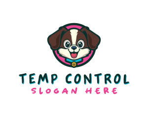 Cute Cartoon Puppy logo design