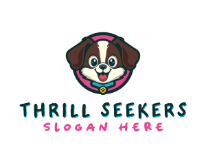 Cute Cartoon Puppy logo design