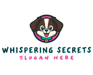 Cute Cartoon Puppy logo design