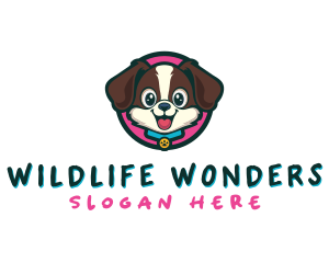 Cute Cartoon Puppy logo design