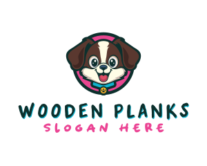 Cute Cartoon Puppy logo design