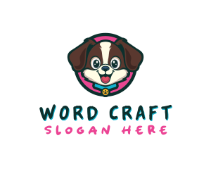 Cute Cartoon Puppy logo design