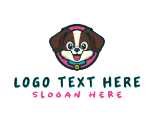 Cute Cartoon Puppy Logo