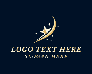 Golden - Gold Entertainment Star logo design
