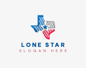 Texas - Texas State Map logo design