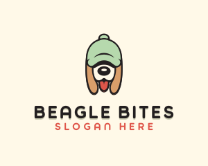 Baseball Cap Beagle logo design