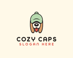 Baseball Cap Beagle logo design