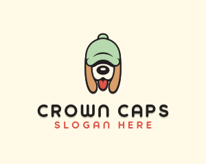 Baseball Cap Beagle logo design