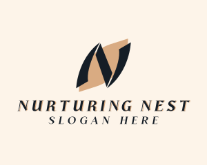 Fashion Boutique Apparel Letter N logo design