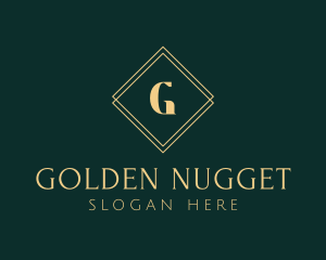 Premium Gold Diamond logo design