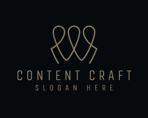 Clothing Thread Knitting logo design