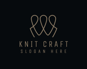 Knit - Clothing Thread Knitting logo design
