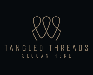 Clothing Thread Knitting logo design