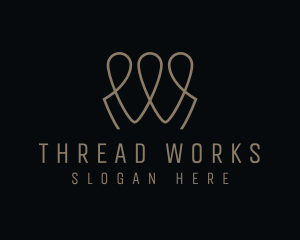 Clothing Thread Knitting logo design