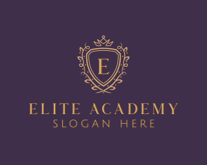 Academy - Crown Royalty Academy logo design