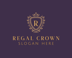 Crown Royalty Academy logo design