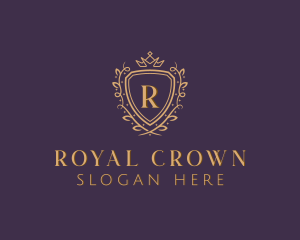 Crown Royalty Academy logo design