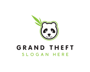 Bear - Leaf Panda Wildlife logo design