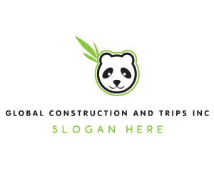 Oriental - Leaf Panda Wildlife logo design