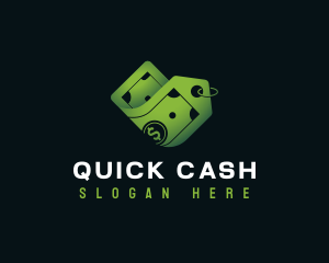 Dollar Bill Price Tag logo design