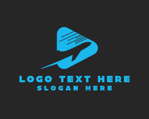 Logistics - Airline Plane Travel logo design