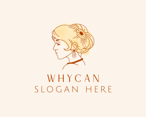 Elegant Woman Jewelry Logo