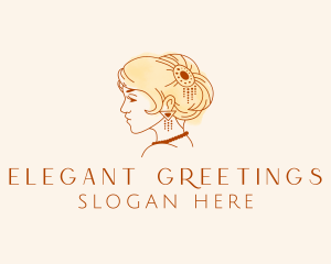 Elegant Woman Jewelry logo design