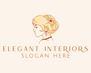 Elegant Woman Jewelry logo design